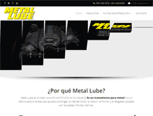 Tablet Screenshot of metallube.com